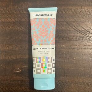 Velvety Body Cream - Ginger Splash - Blue and Pink